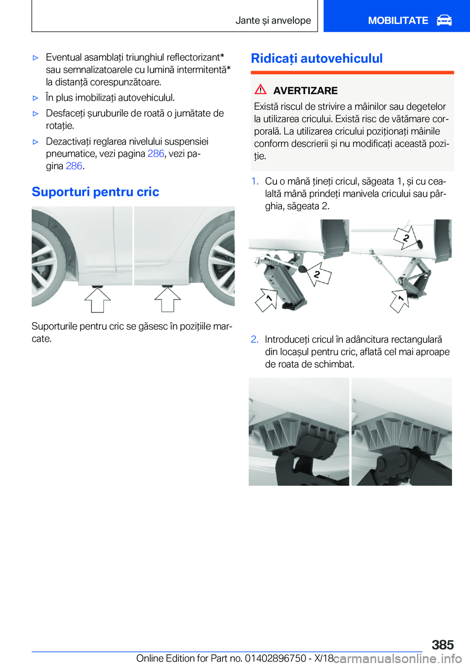 BMW X5 2019  Ghiduri De Utilizare (in Romanian) 'x�E�v�e�n�t�u�a�l��a�s�a�m�b�l�a*�i��t�r�i�u�n�g�h�i�u�l��r�e�f�l�e�c�t�o�r�i�z�a�n�t�*
�s�a�u��s�e�m�n�a�l�i�z�a�t�o�a�r�e�l�e��c�u��l�u�m�i�n�