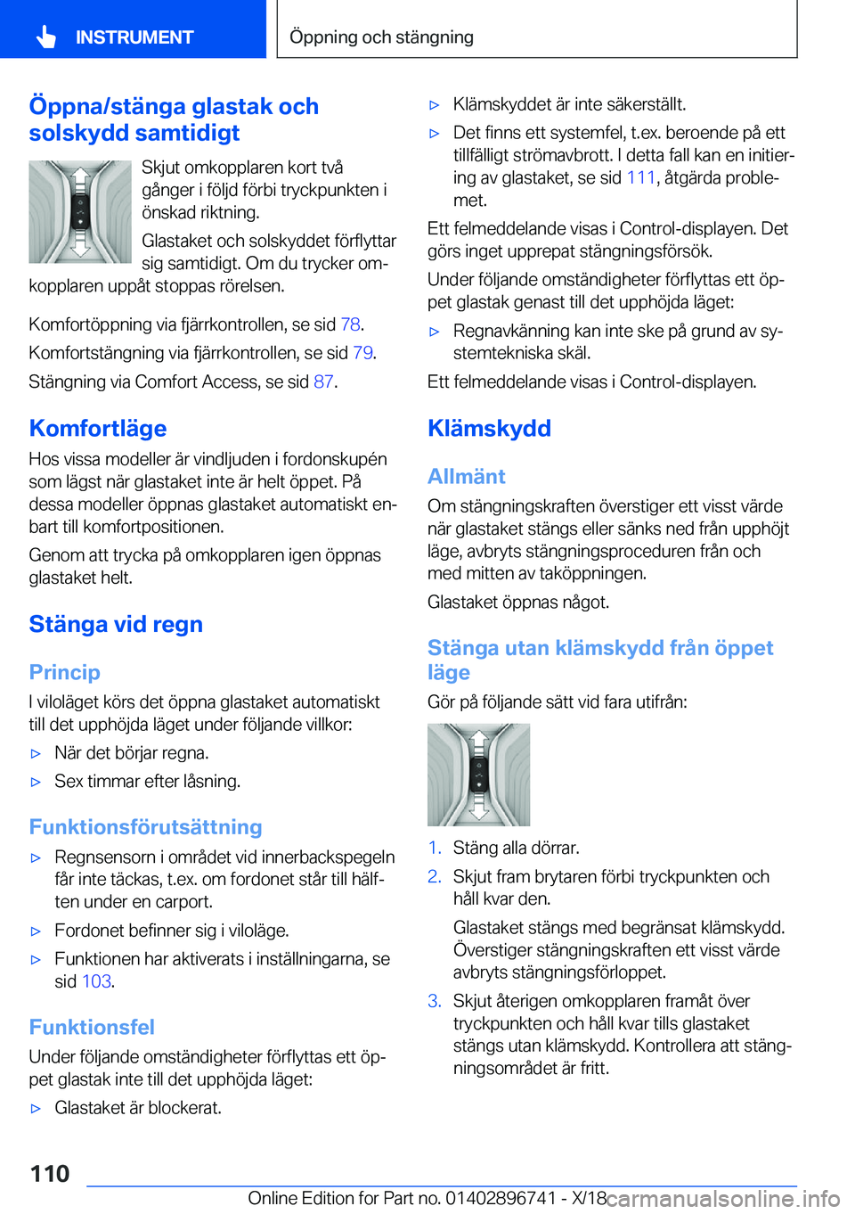 BMW X5 2019  InstruktionsbÖcker (in Swedish) �