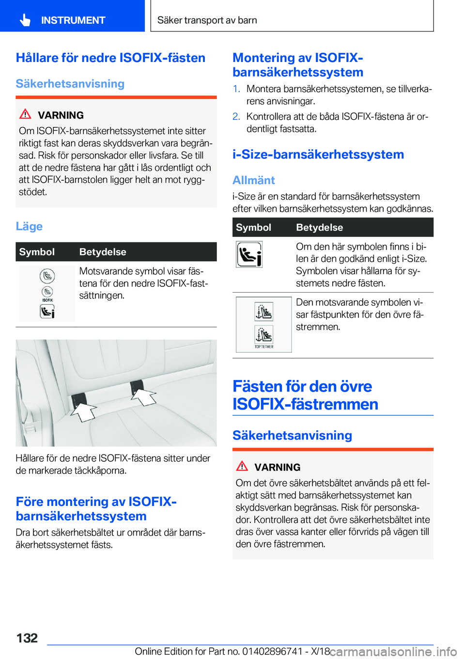BMW X5 2019  InstruktionsbÖcker (in Swedish) �H�å�l�l�a�r�e��f�