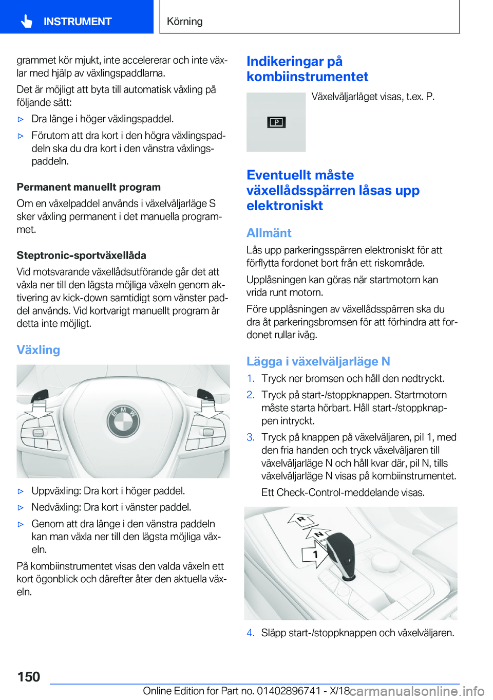 BMW X5 2019  InstruktionsbÖcker (in Swedish) �g�r�a�m�m�e�t��k�