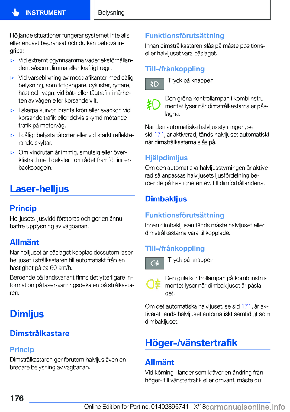 BMW X5 2019  InstruktionsbÖcker (in Swedish) �I��f�