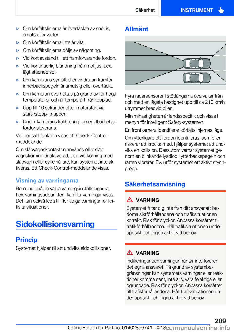 BMW X5 2019  InstruktionsbÖcker (in Swedish) x�O�m��k�