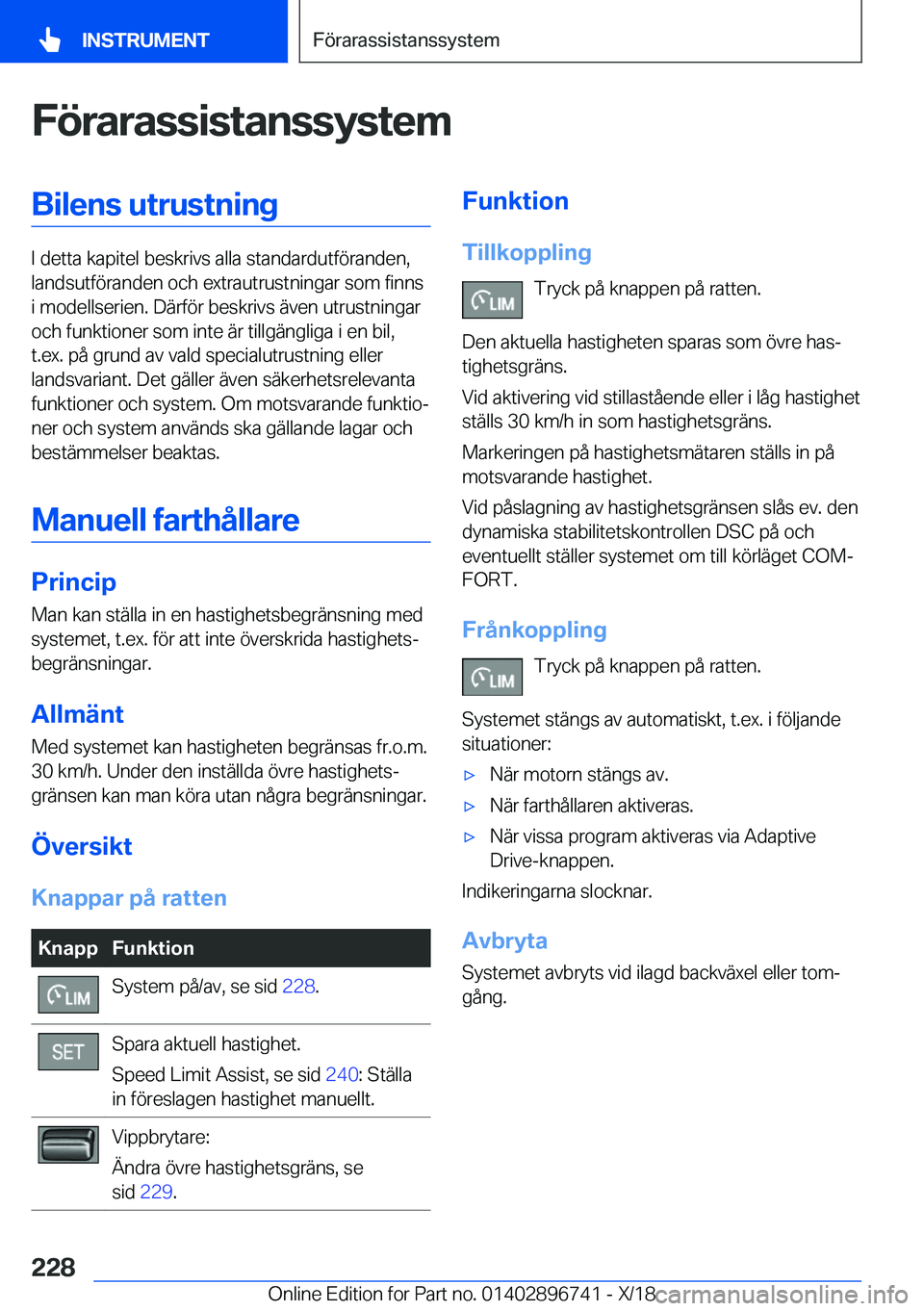 BMW X5 2019  InstruktionsbÖcker (in Swedish) �F�