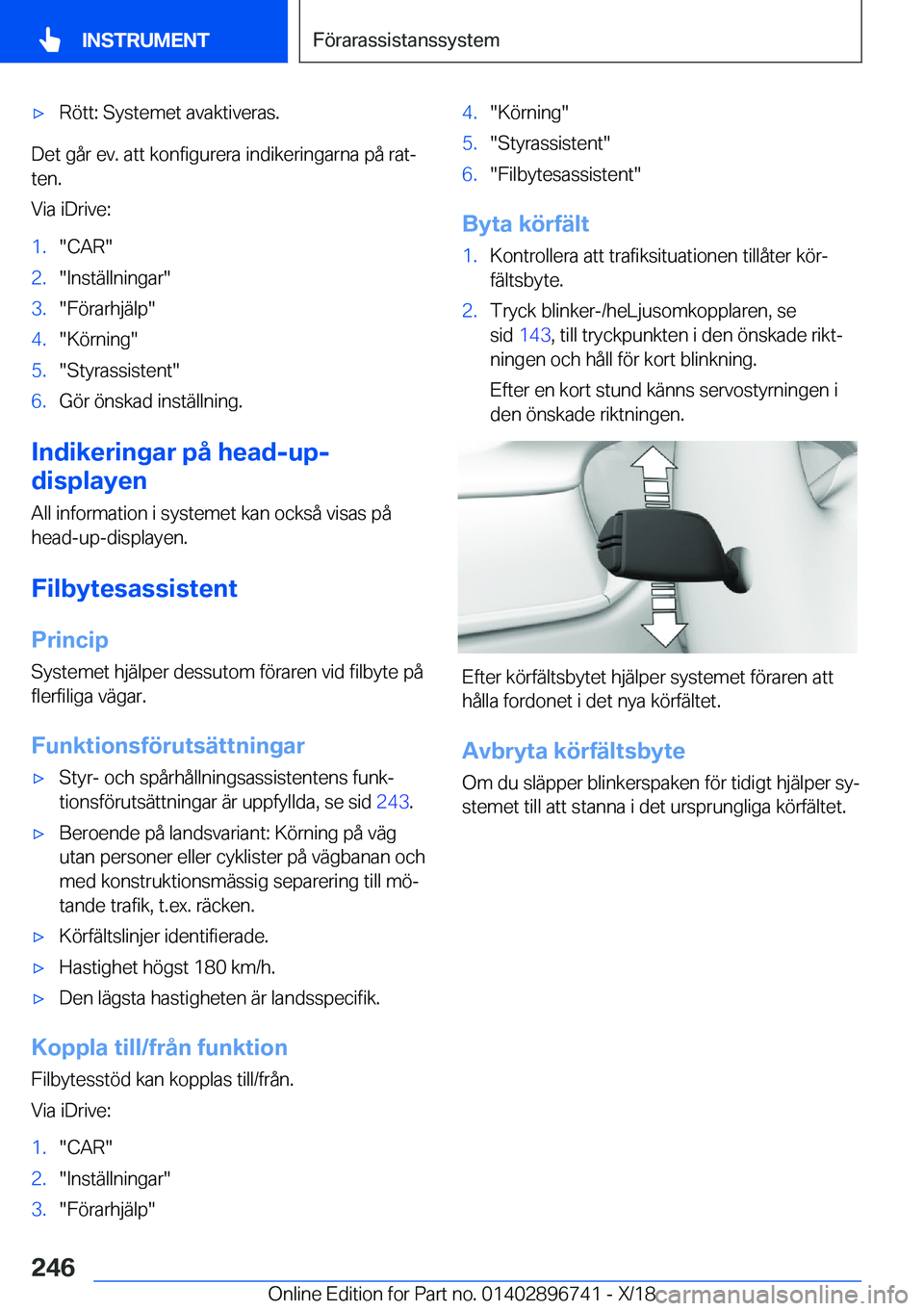 BMW X5 2019  InstruktionsbÖcker (in Swedish) x�R�