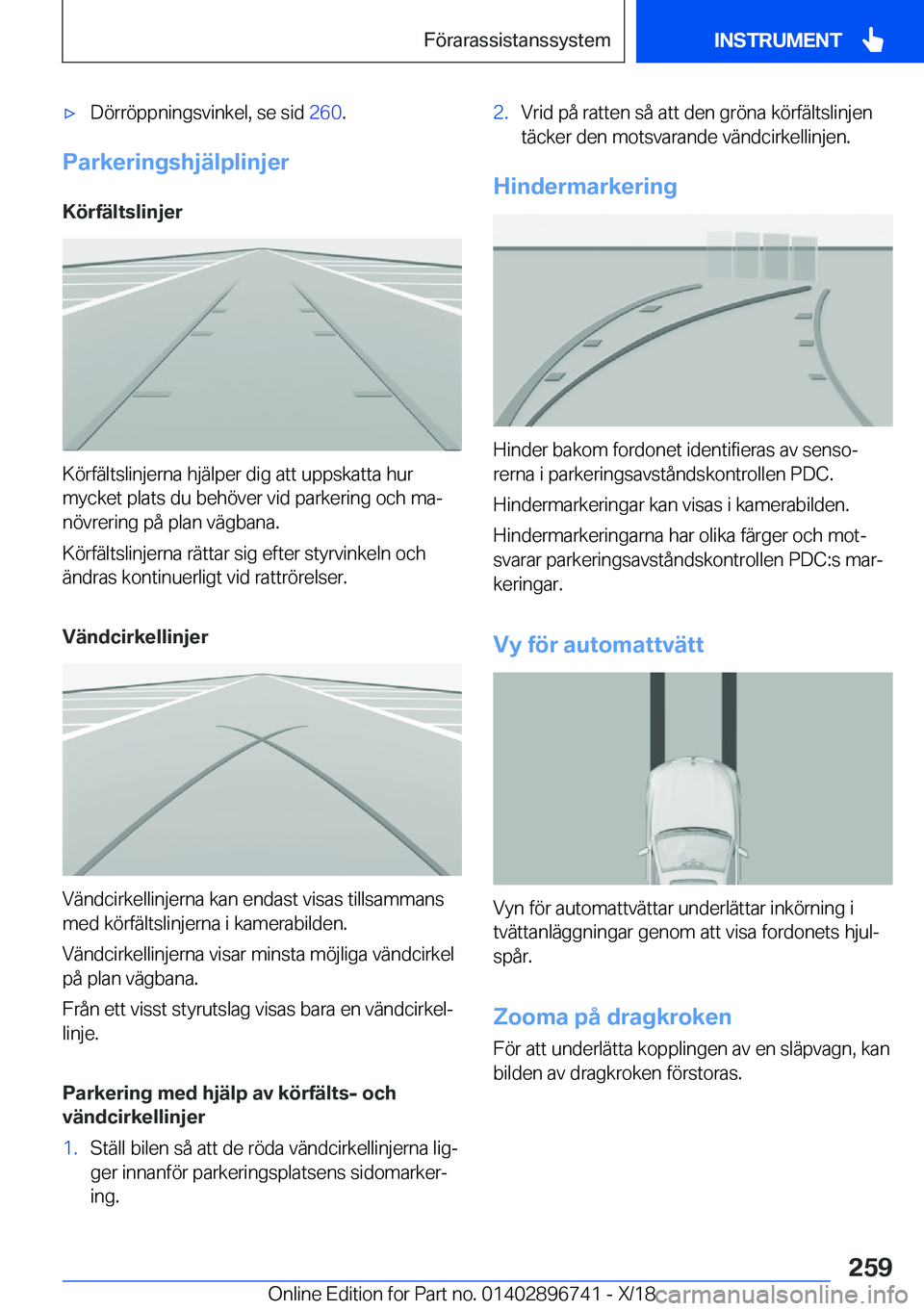 BMW X5 2019  InstruktionsbÖcker (in Swedish) x�D�