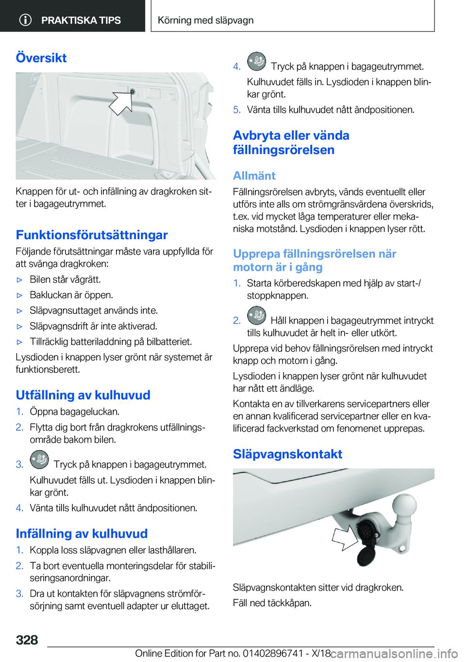 BMW X5 2019  InstruktionsbÖcker (in Swedish) �