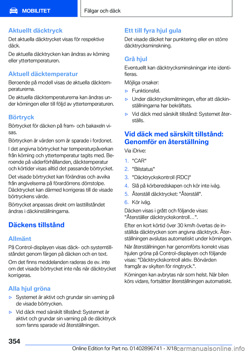 BMW X5 2019  InstruktionsbÖcker (in Swedish) �A�k�t�u�e�l�l�t��d�ä�c�k�t�r�y�c�k�D�e�t��a�k�t�u�e�l�l�a��d�ä�c�k�t�r�y�c�k�e�t��v�i�s�a�s��f�