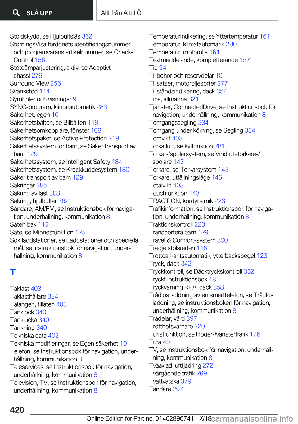 BMW X5 2019  InstruktionsbÖcker (in Swedish) �S�t�