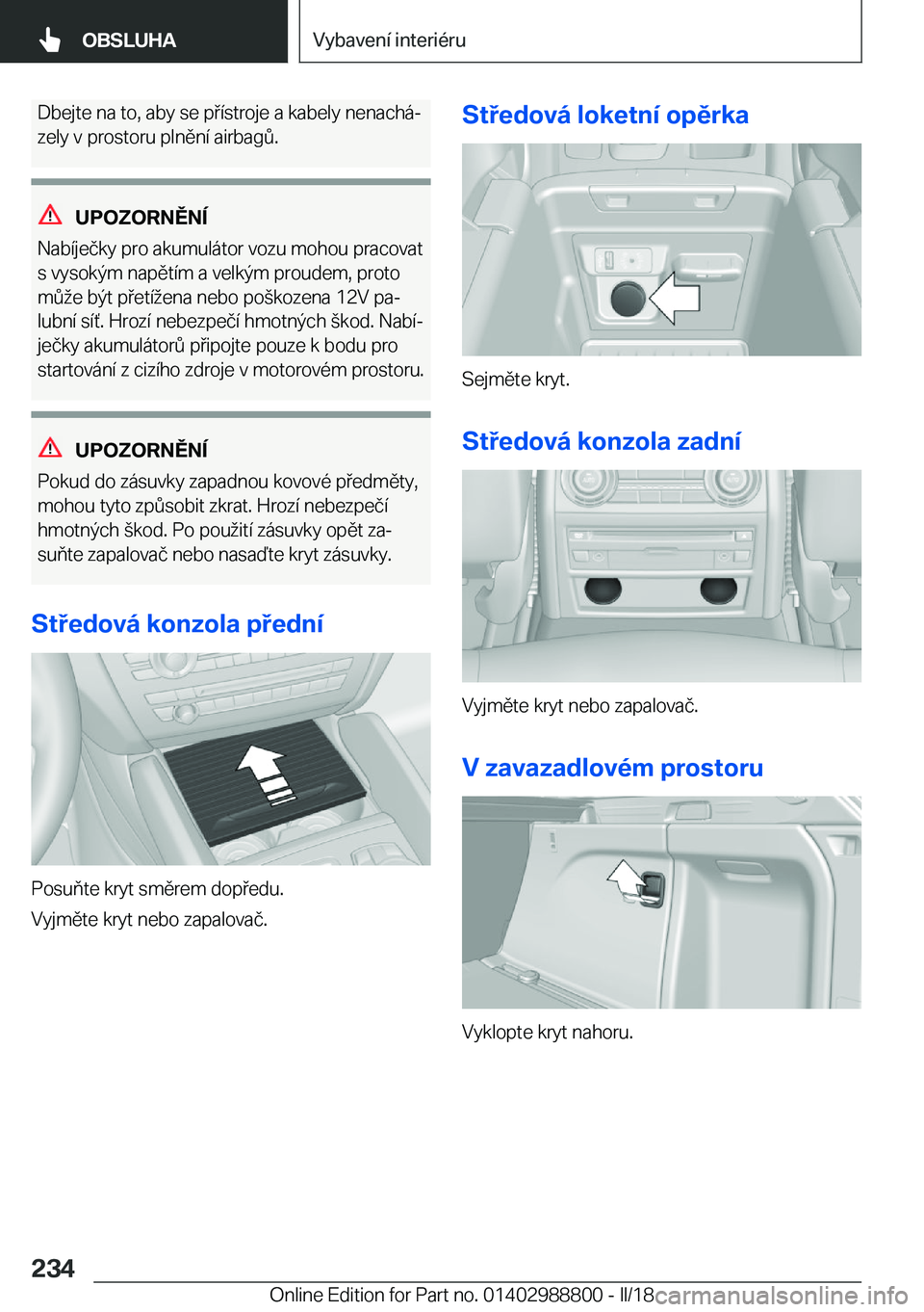BMW X5 2018  Návod na použití (in Czech) �D�b�e�j�t�e� �n�a� �t�o�,� �a�b�y� �s�e� �p �