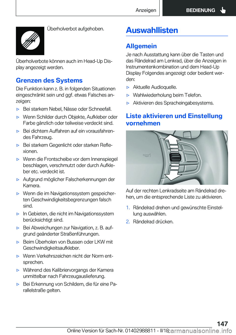 BMW X5 2018  Betriebsanleitungen (in German) �