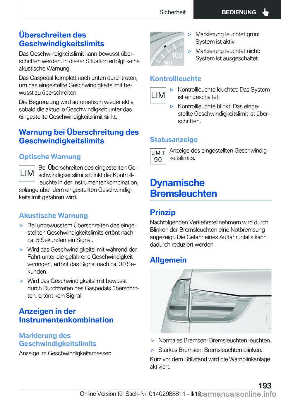 BMW X5 2018  Betriebsanleitungen (in German) �