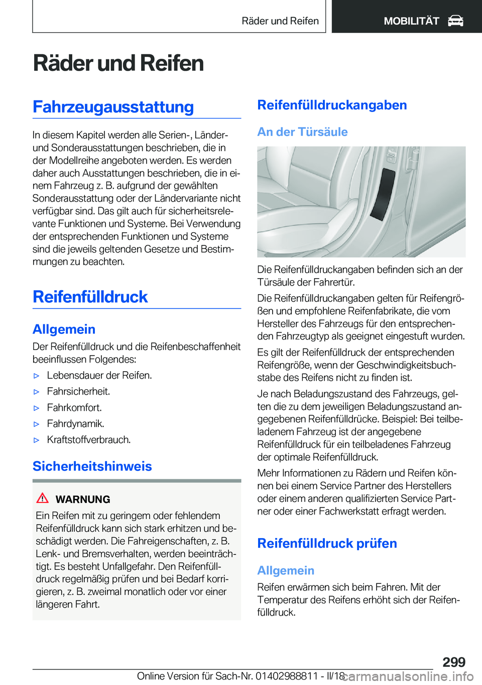 BMW X5 2018  Betriebsanleitungen (in German) �R�