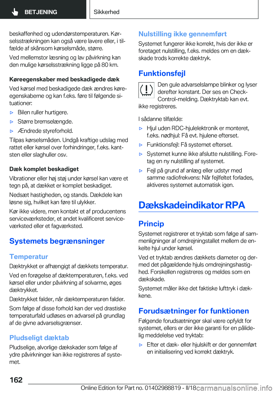 BMW X5 2018  InstruktionsbØger (in Danish) �b�e�s�k�a�f�f�e�n�h�e�d� �o�g� �u�d�e�n�d�