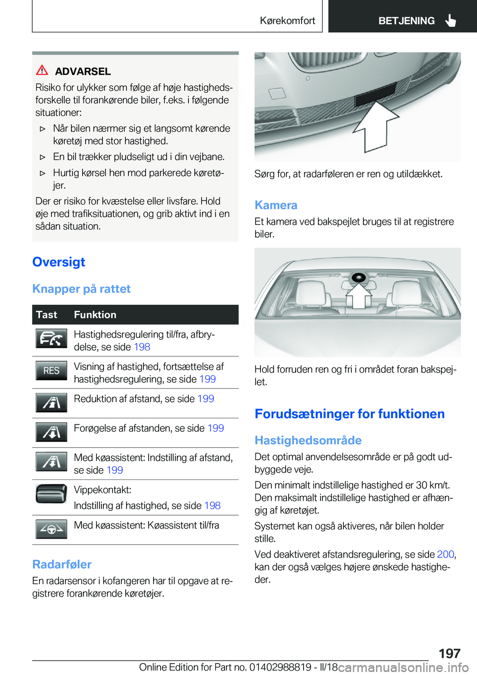 BMW X5 2018  InstruktionsbØger (in Danish) �A�D�V�A�R�S�E�L
�R�i�s�i�k�o� �f�o�r� �u�l�y�k�k�e�r� �s�o�m� �f�