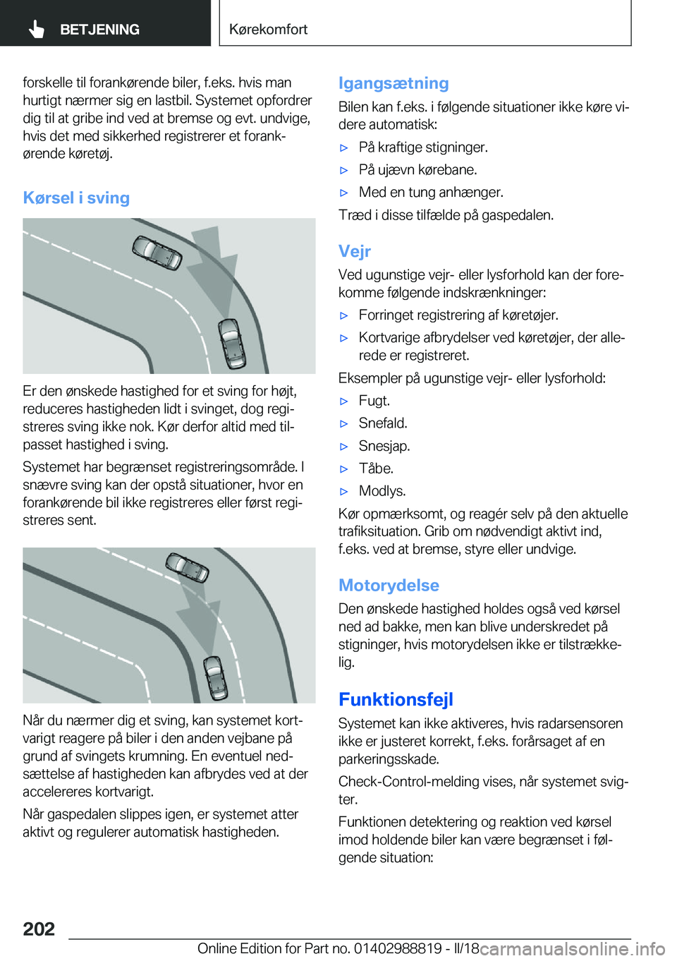 BMW X5 2018  InstruktionsbØger (in Danish) �f�o�r�s�k�e�l�l�e� �t�i�l� �f�o�r�a�n�k�