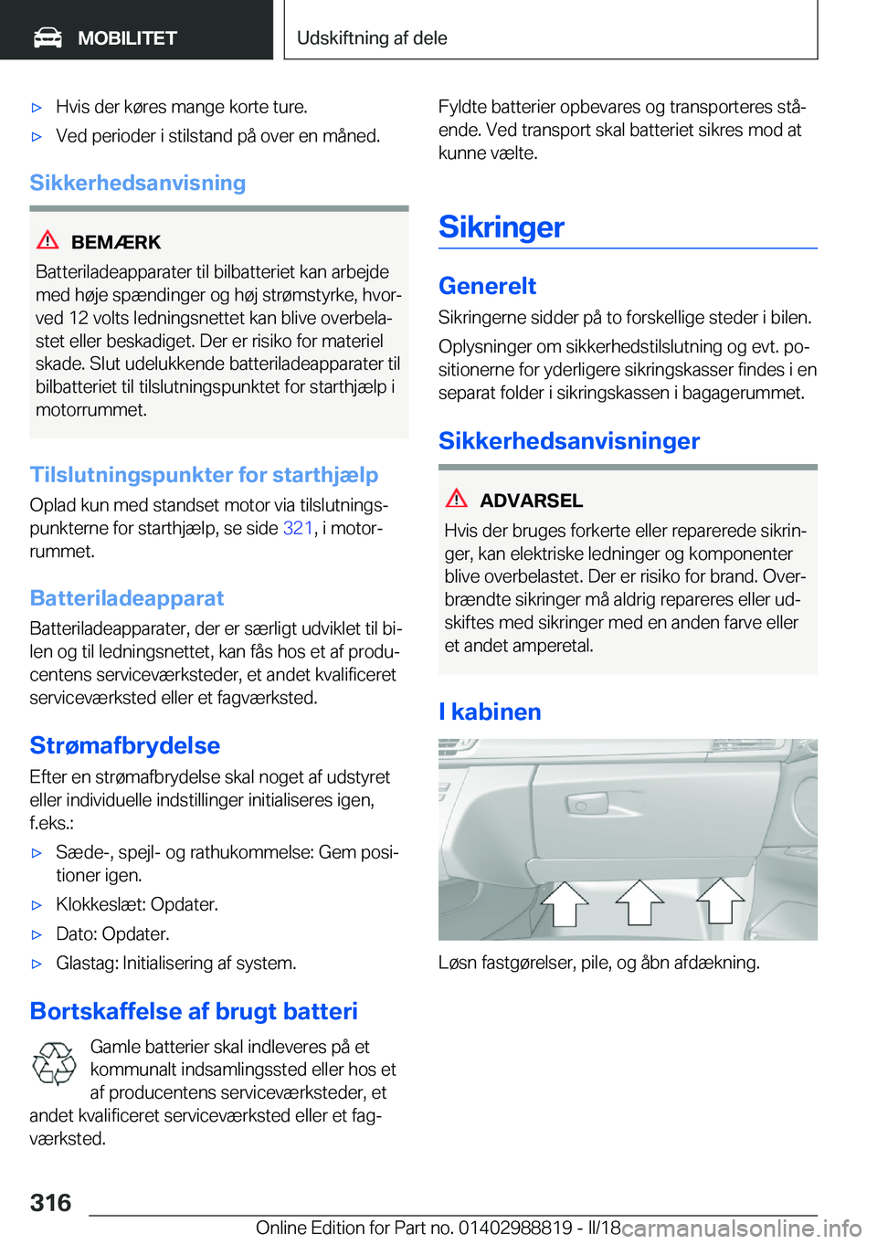 BMW X5 2018  InstruktionsbØger (in Danish) 'x�H�v�i�s� �d�e�r� �k�