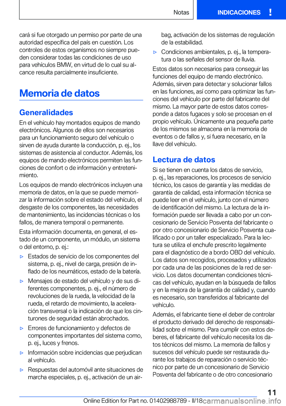 BMW X5 2018  Manuales de Empleo (in Spanish) �c�a�r�