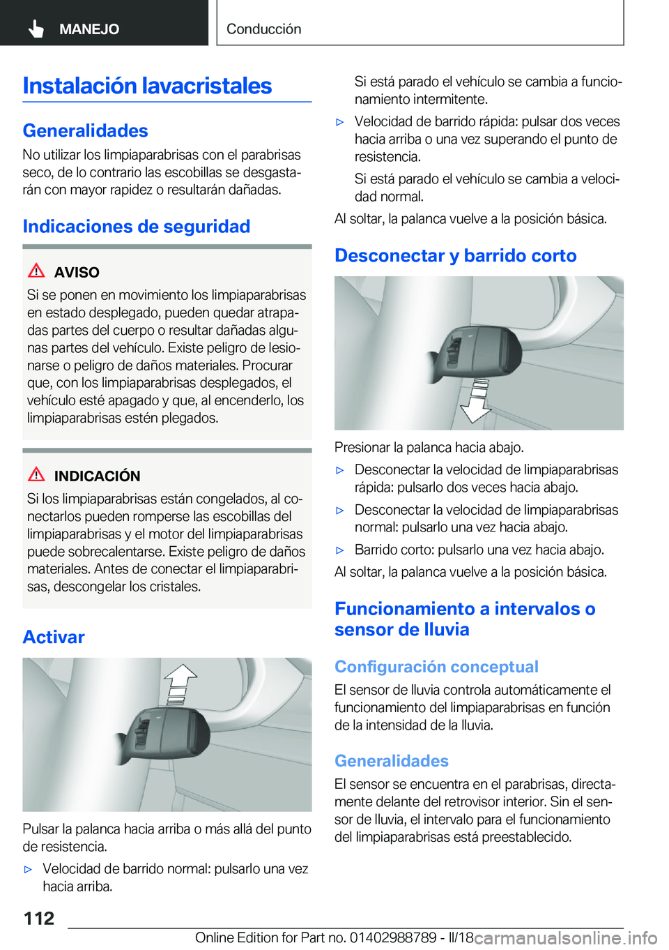 BMW X5 2018  Manuales de Empleo (in Spanish) �I�n�s�t�a�l�a�c�i�