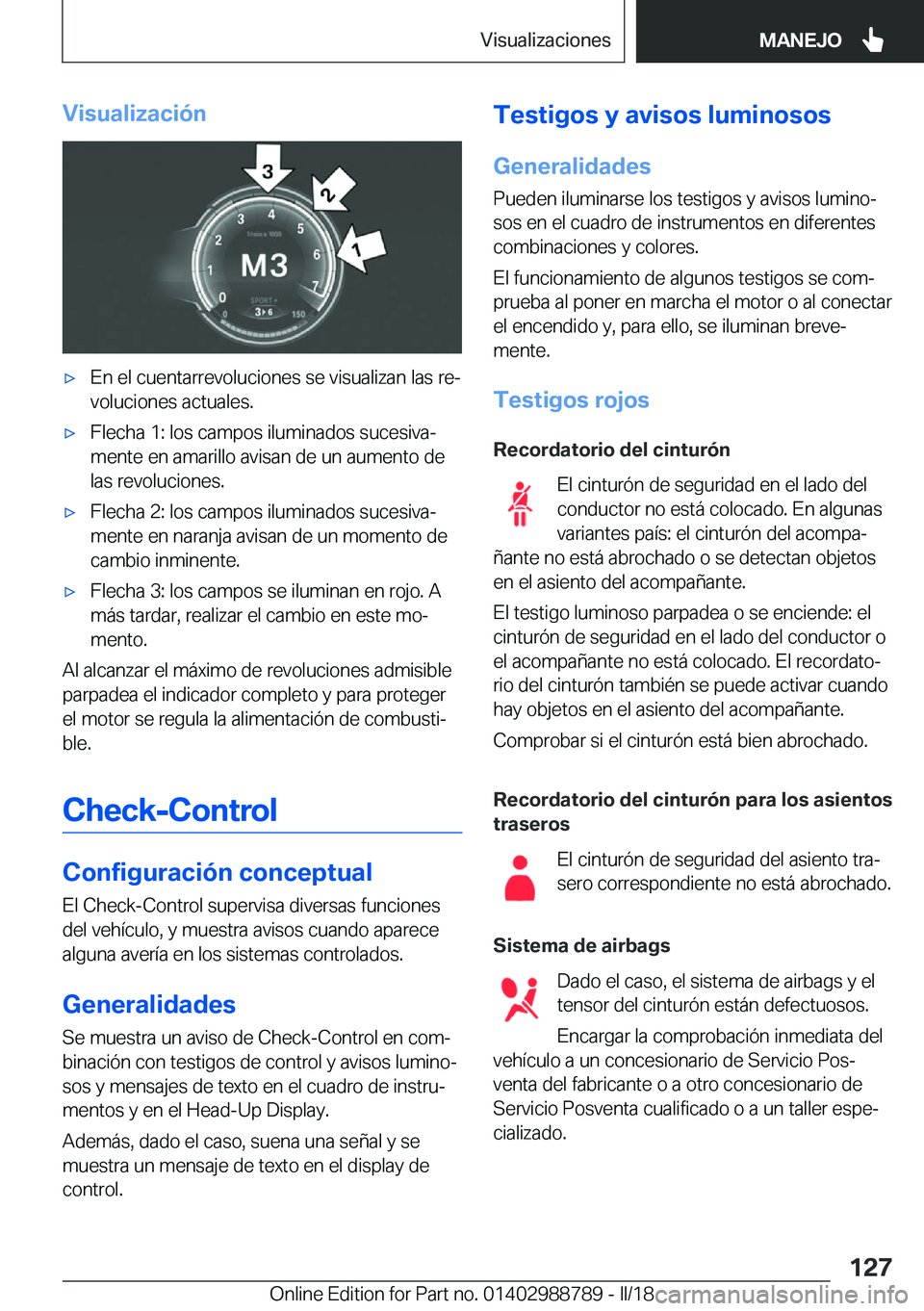 BMW X5 2018  Manuales de Empleo (in Spanish) �V�i�s�u�a�l�i�z�a�c�i�