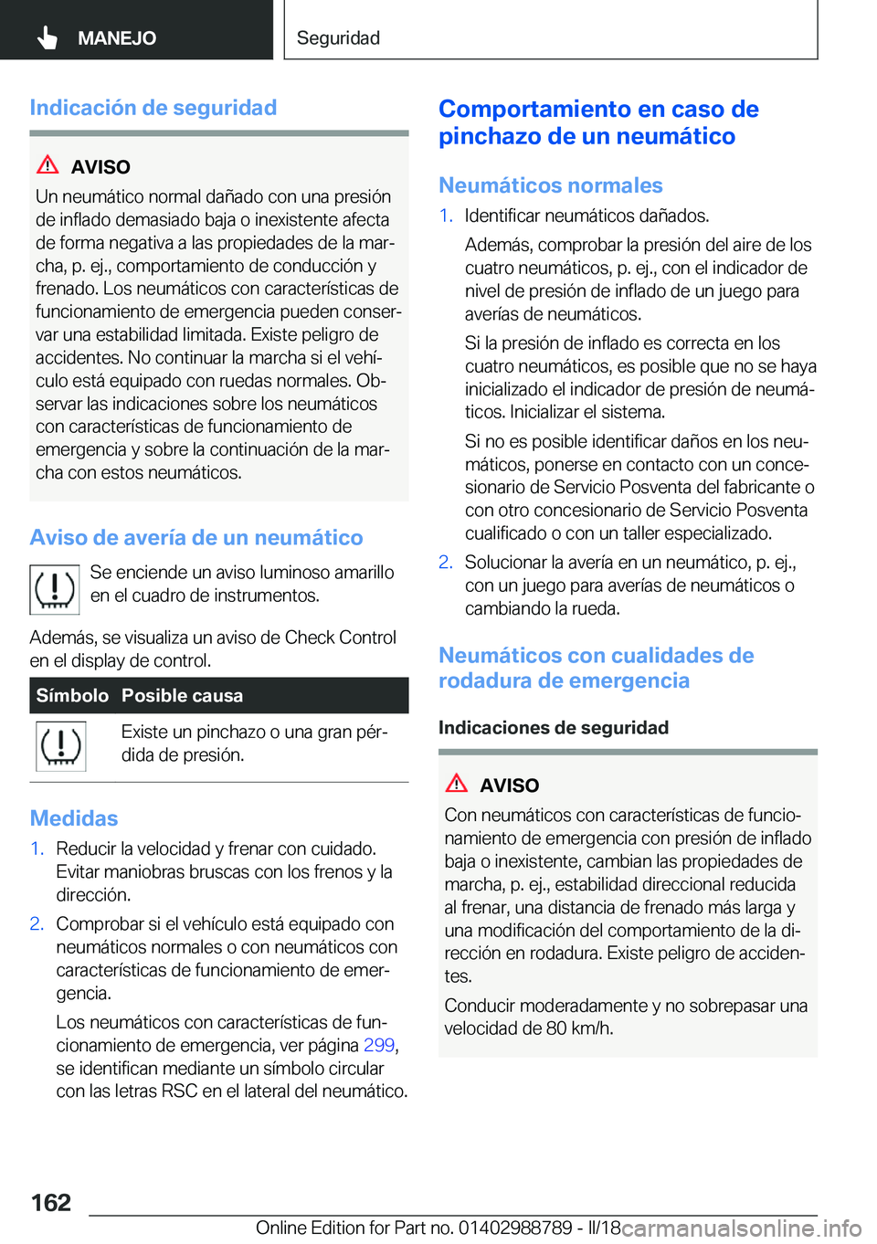 BMW X5 2018  Manuales de Empleo (in Spanish) �I�n�d�i�c�a�c�i�