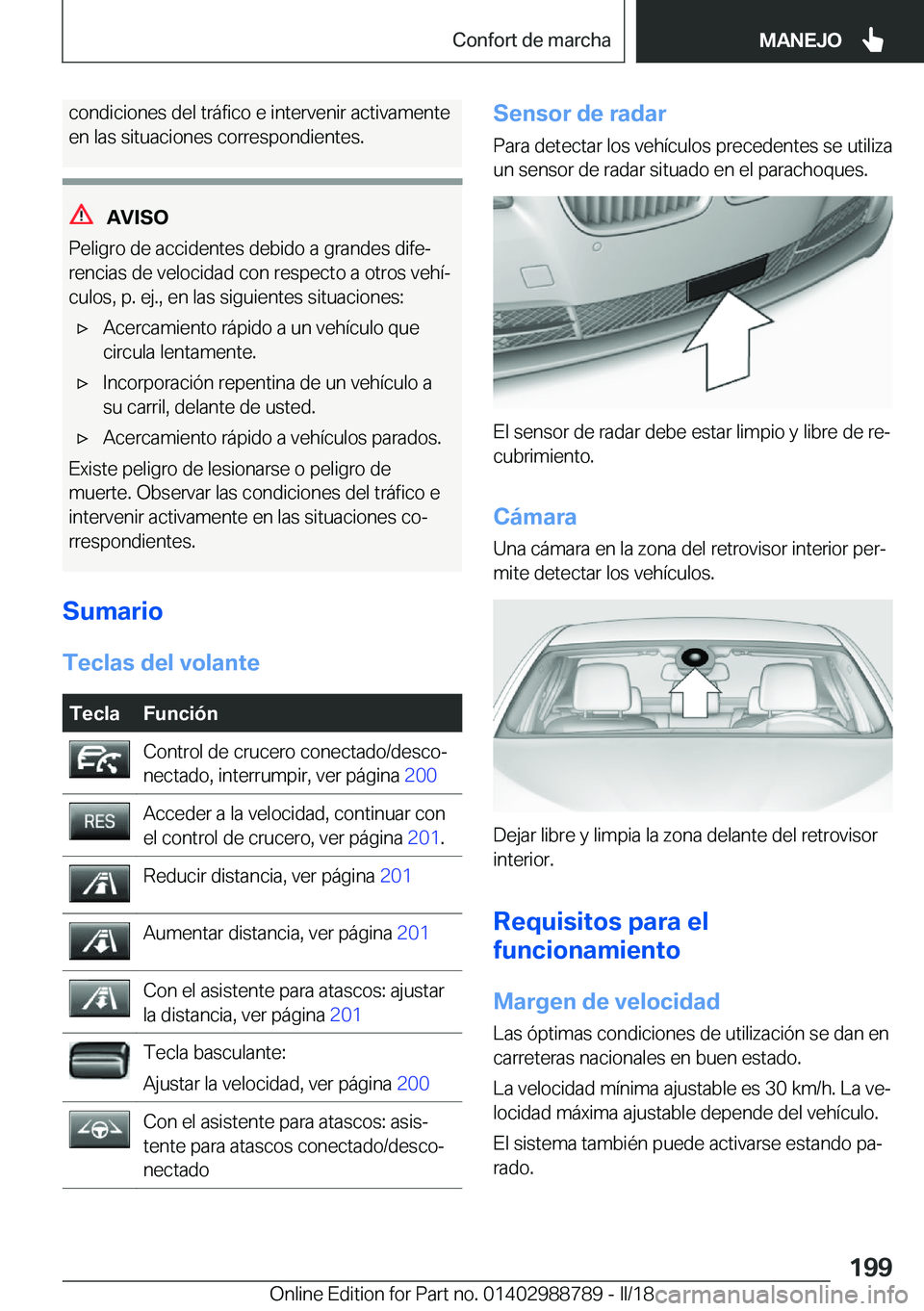 BMW X5 2018  Manuales de Empleo (in Spanish) �c�o�n�d�i�c�i�o�n�e�s� �d�e�l� �t�r�