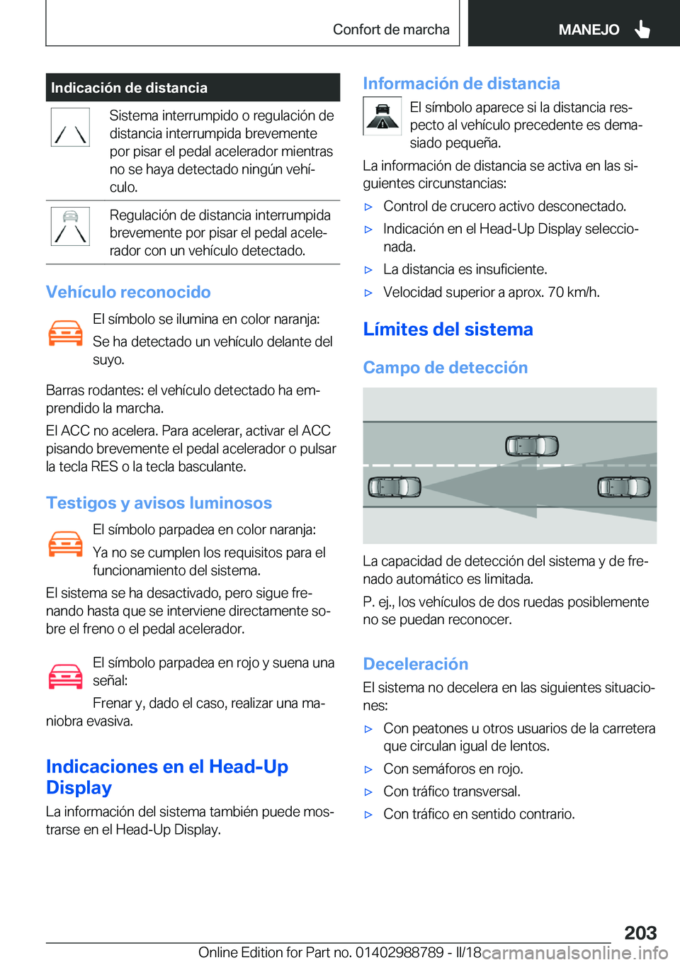 BMW X5 2018  Manuales de Empleo (in Spanish) �I�n�d�i�c�a�c�i�