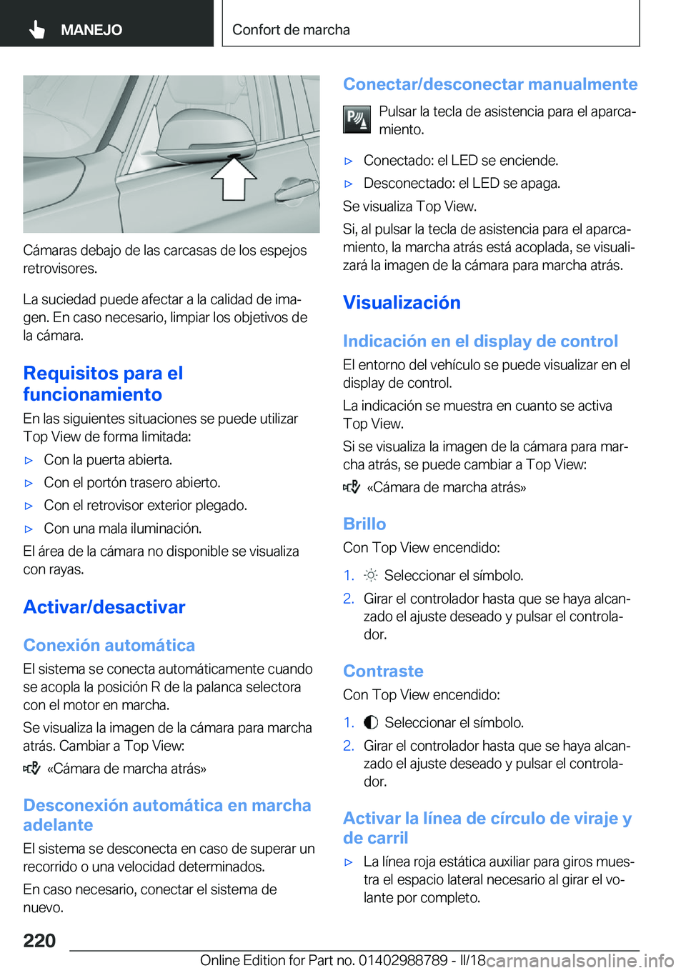 BMW X5 2018  Manuales de Empleo (in Spanish) �C�