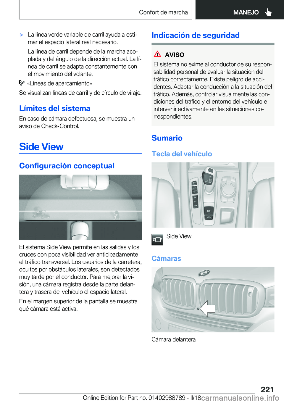 BMW X5 2018  Manuales de Empleo (in Spanish) x�L�a� �l�