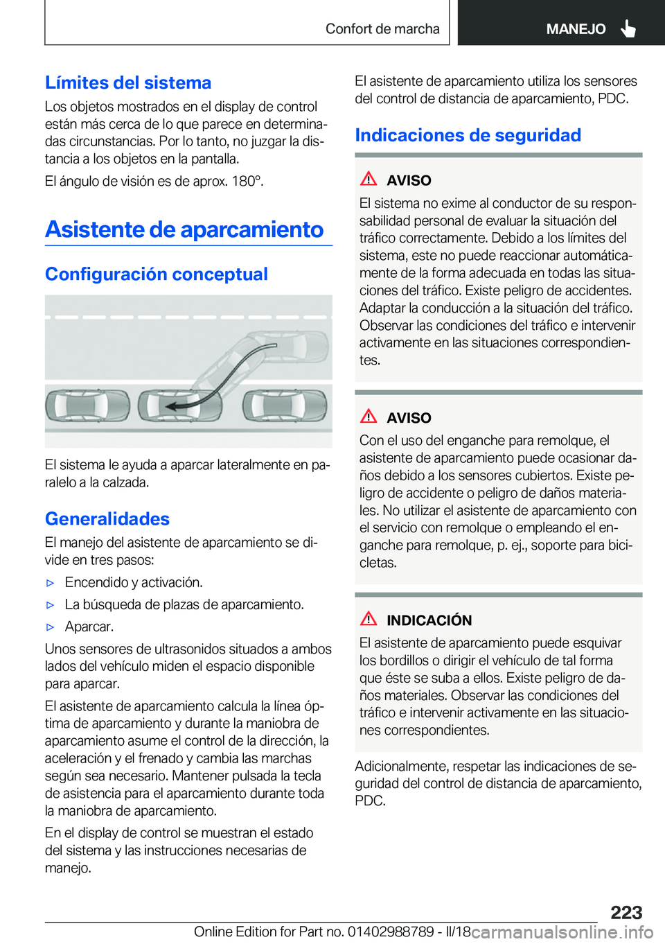 BMW X5 2018  Manuales de Empleo (in Spanish) �L�