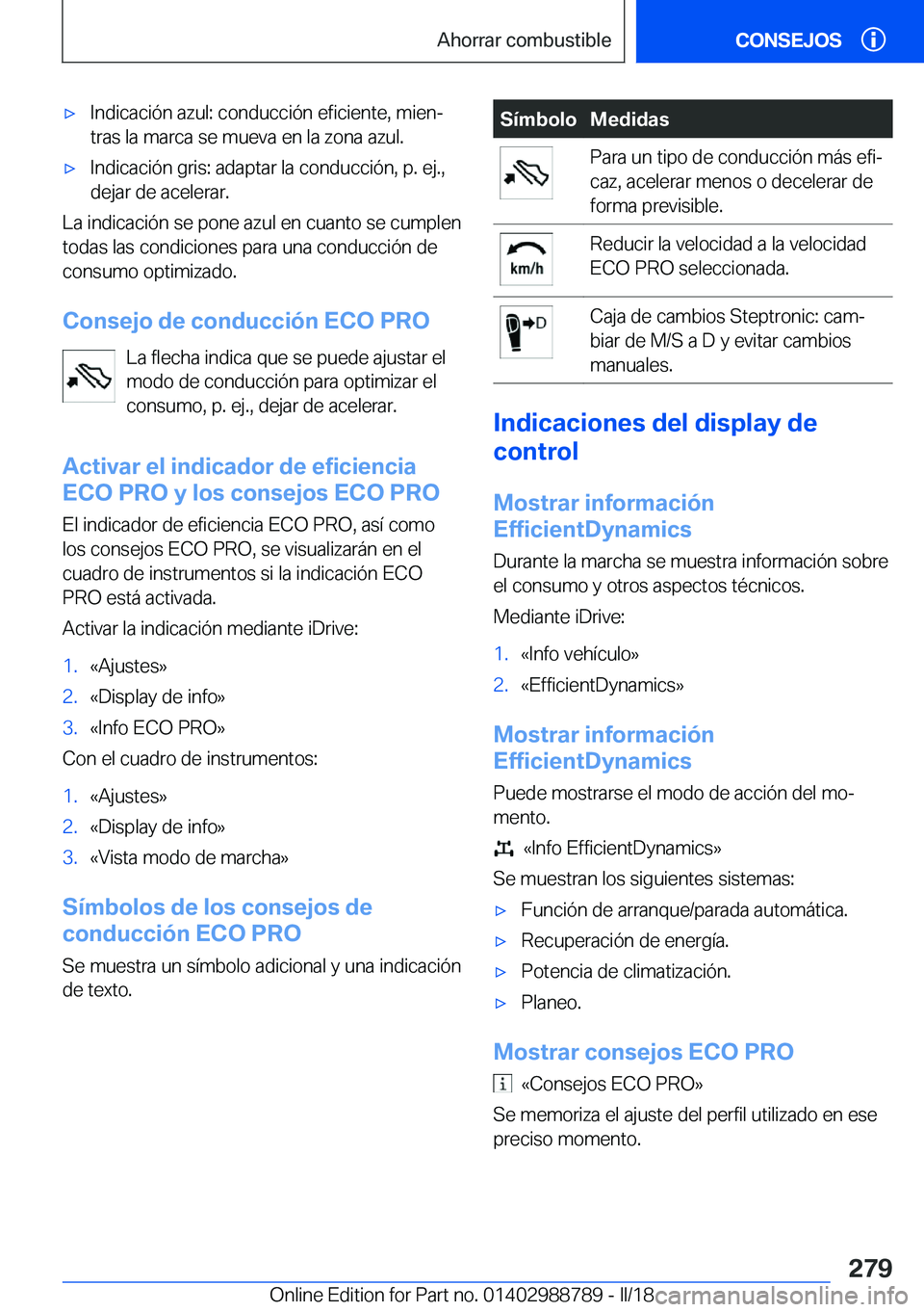 BMW X5 2018  Manuales de Empleo (in Spanish) x�I�n�d�i�c�a�c�i�