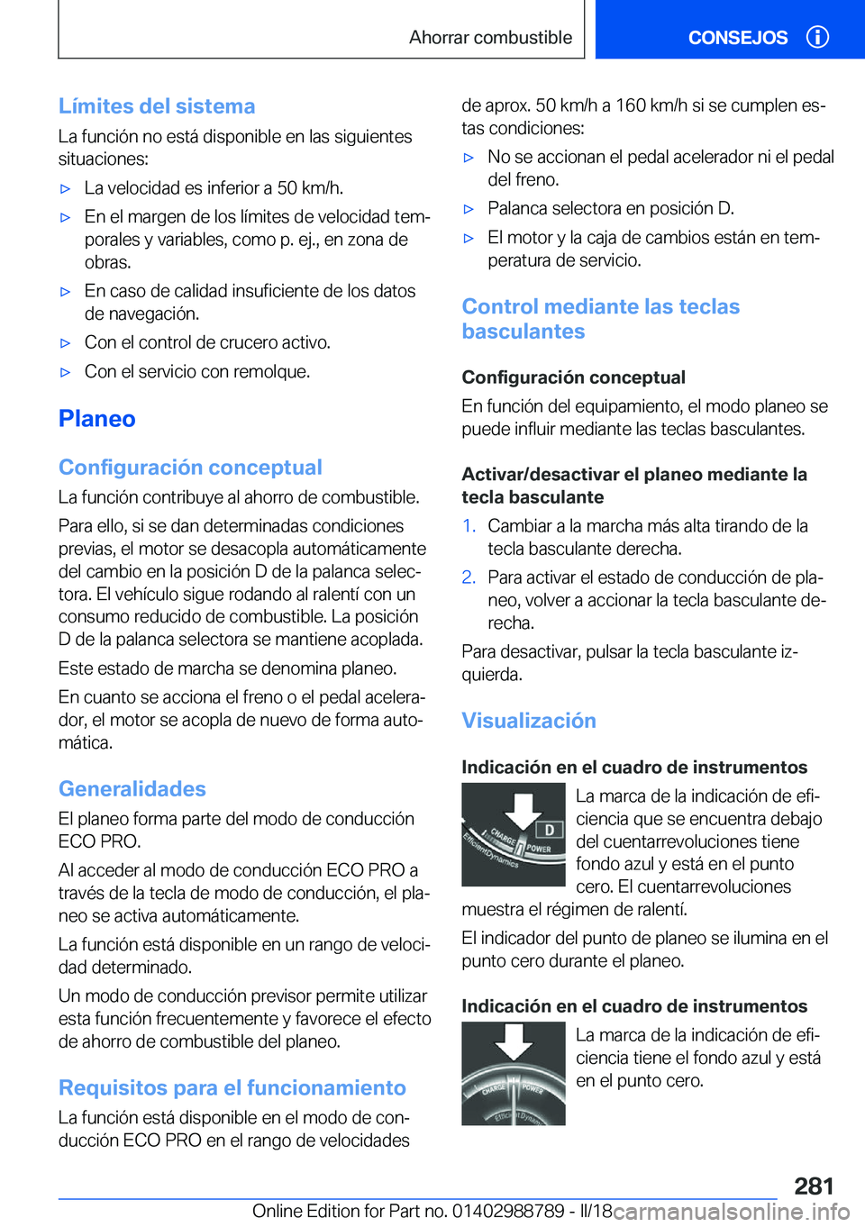 BMW X5 2018  Manuales de Empleo (in Spanish) �L�