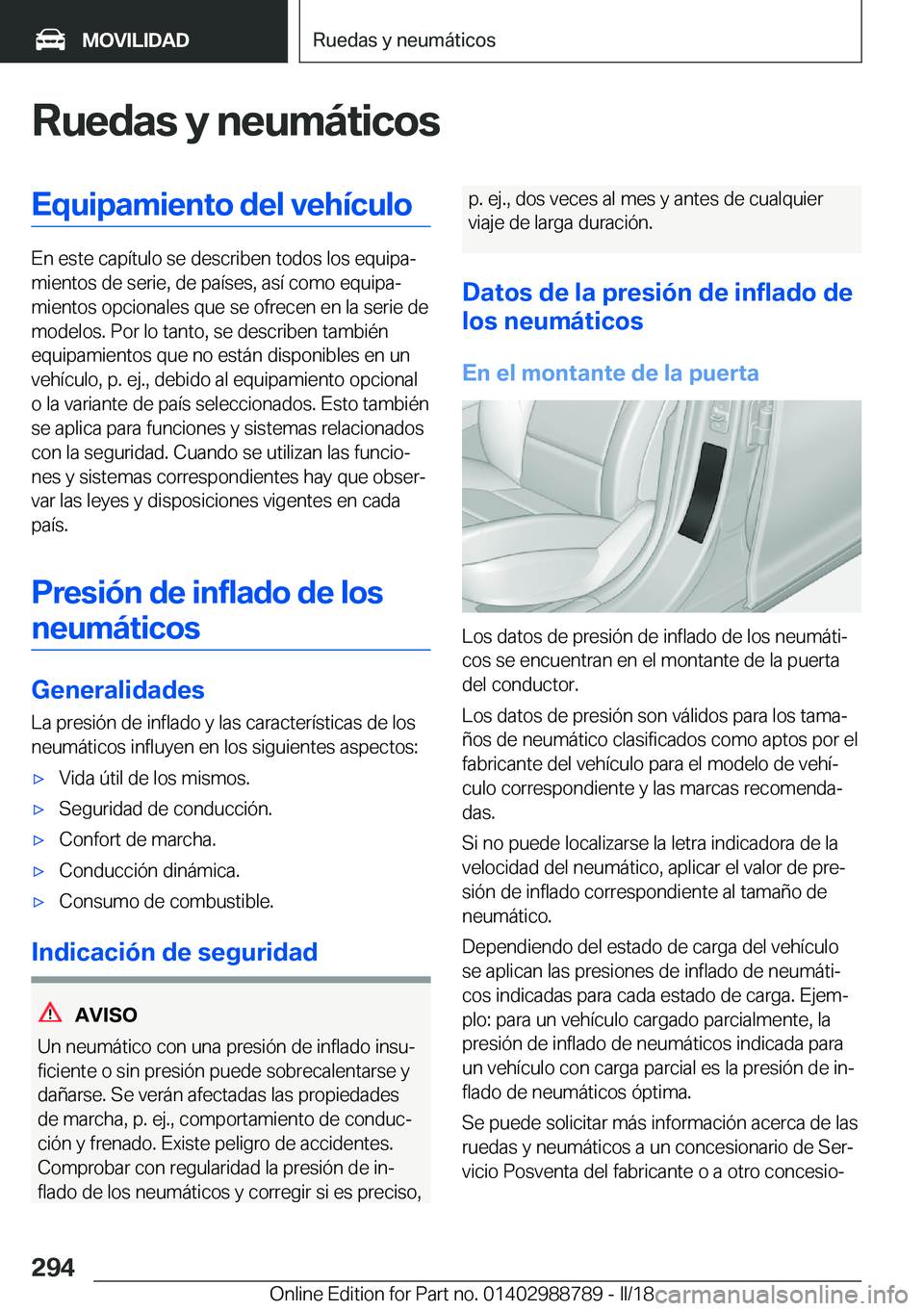 BMW X5 2018  Manuales de Empleo (in Spanish) �R�u�e�d�a�s��y��n�e�u�m�