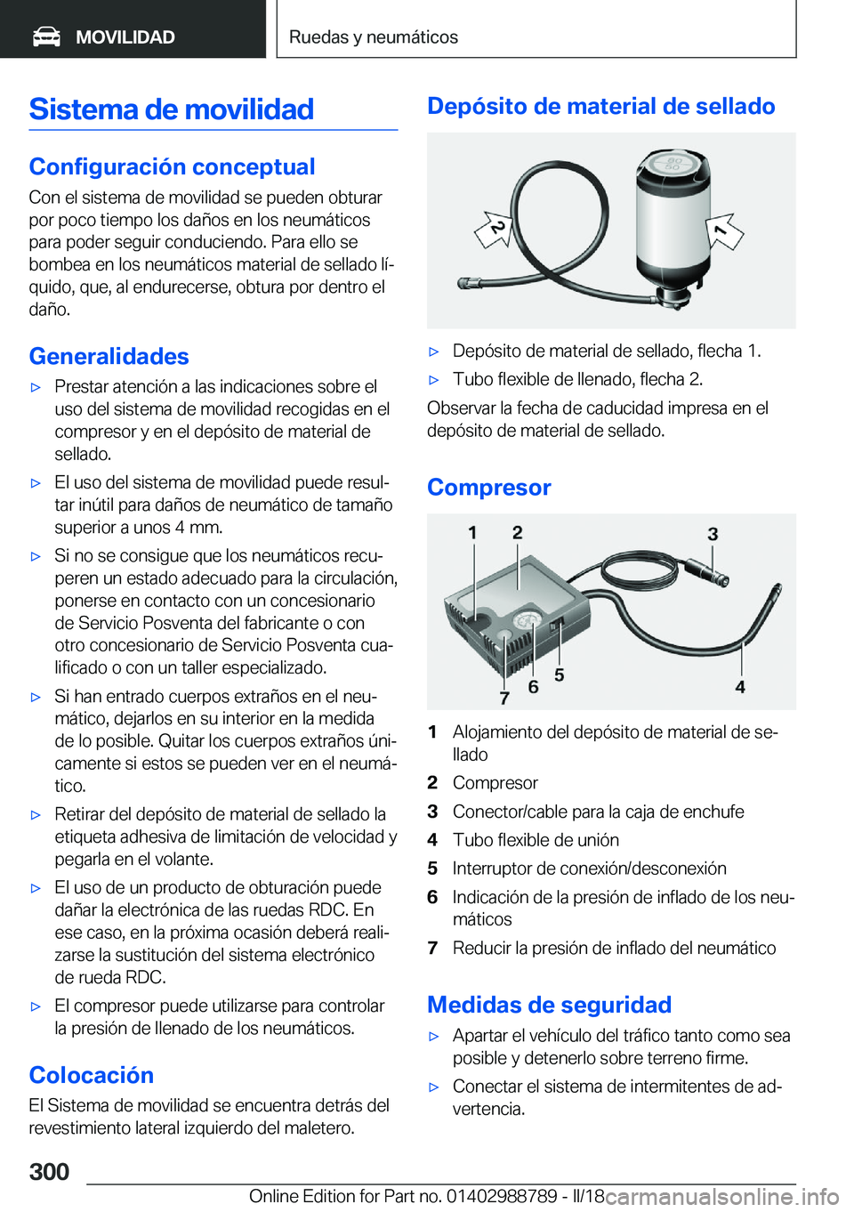 BMW X5 2018  Manuales de Empleo (in Spanish) �S�i�s�t�e�m�a��d�e��m�o�v�i�l�i�d�a�d
�C�o�n�f�i�g�u�r�a�c�i�