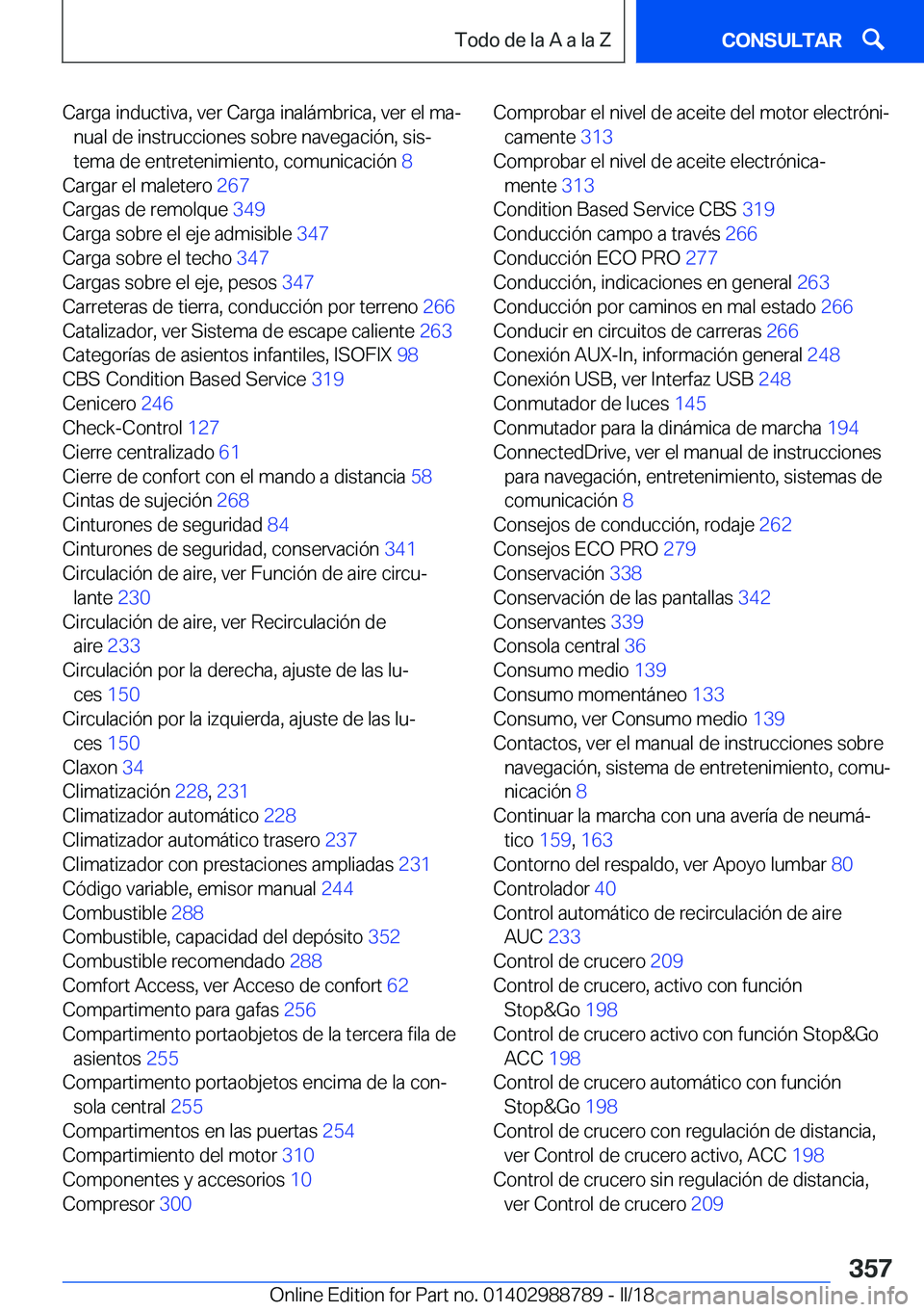 BMW X5 2018  Manuales de Empleo (in Spanish) �C�a�r�g�a� �i�n�d�u�c�t�i�v�a�,� �v�e�r� �C�a�r�g�a� �i�n�a�l�