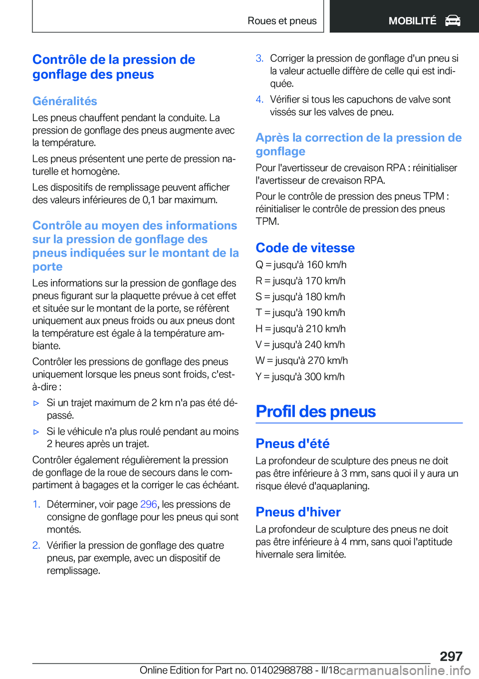BMW X5 2018  Notices Demploi (in French) �C�o�n�t�r�