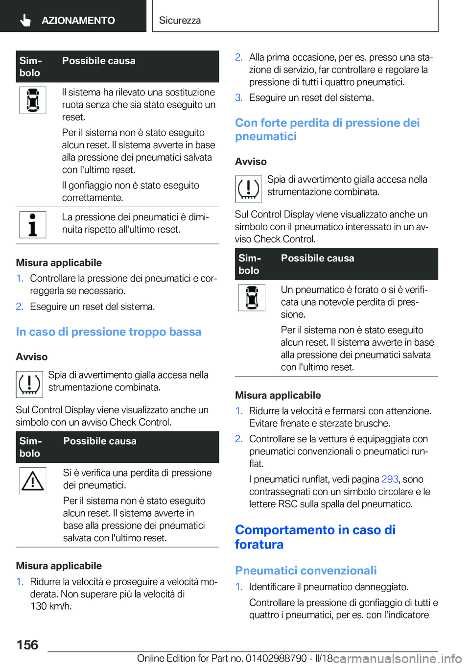 BMW X5 2018  Libretti Di Uso E manutenzione (in Italian) �S�i�mj
�b�o�l�o�P�o�s�s�i�b�i�l�e��c�a�u�s�a�I�l� �s�i�s�t�e�m�a� �h�a� �r�i�l�e�v�a�t�o� �u�n�a� �s�o�s�t�i�t�u�z�i�o�n�e
�r�u�o�t�a� �s�e�n�z�a� �c�h�e� �s�i�a� �s�t�a�t�o� �e�s�e�g�u�i�t�o� �u�n