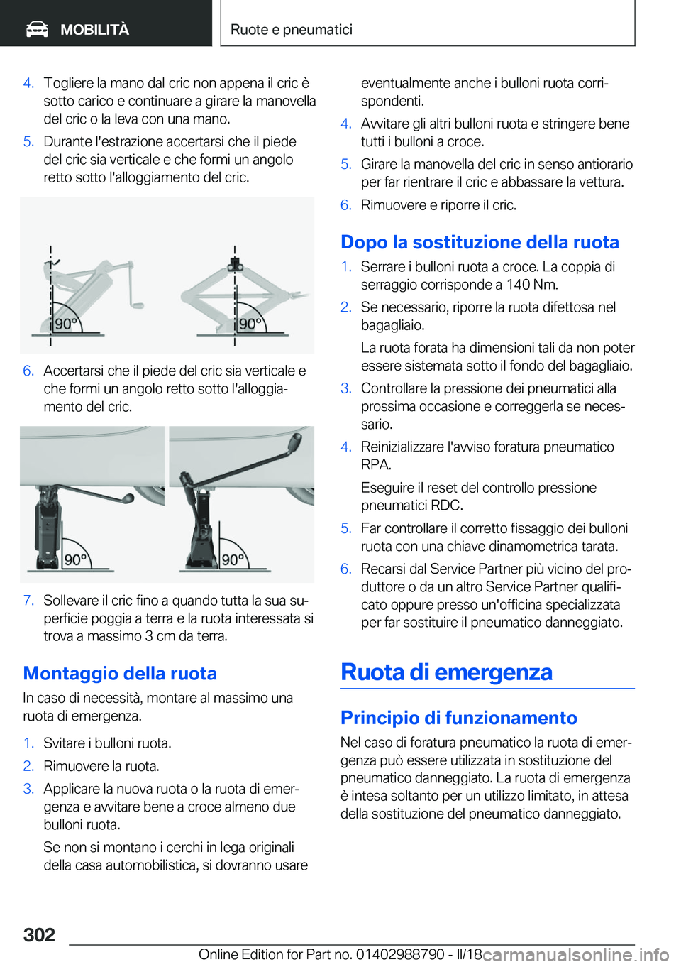 BMW X5 2018  Libretti Di Uso E manutenzione (in Italian) �4�.�T�o�g�l�i�e�r�e� �l�a� �m�a�n�o� �d�a�l� �c�r�i�c� �n�o�n� �a�p�p�e�n�a� �i�l� �c�r�i�c� �è
�s�o�t�t�o� �c�a�r�i�c�o� �e� �c�o�n�t�i�n�u�a�r�e� �a� �g�i�r�a�r�e� �l�a� �m�a�n�o�v�e�l�l�a �d�e�l�