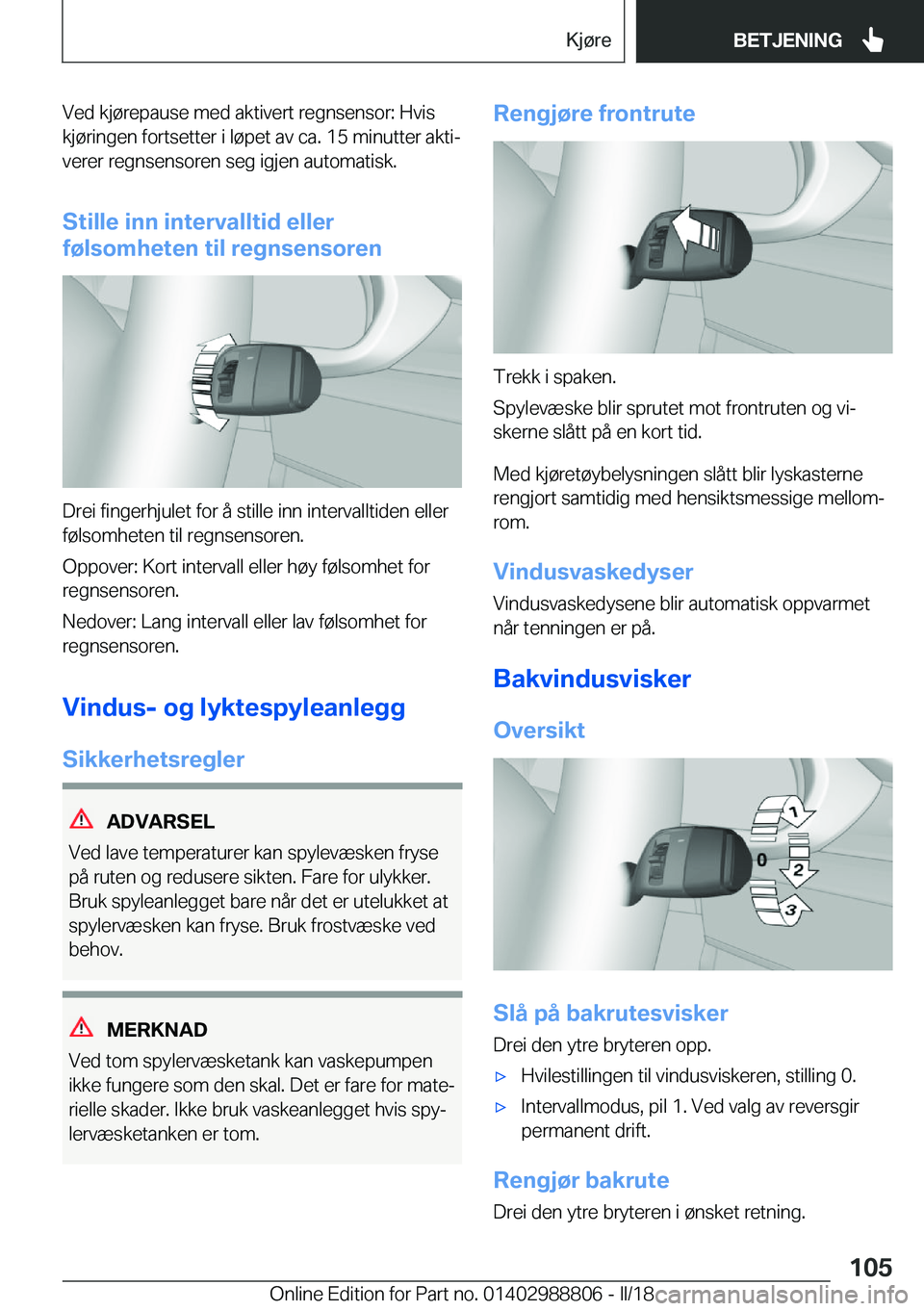 BMW X5 2018  InstruksjonsbØker (in Norwegian) �V�e�d� �k�j�