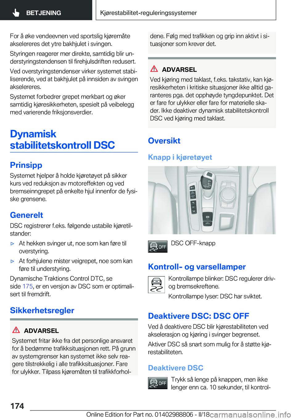 BMW X5 2018  InstruksjonsbØker (in Norwegian) �F�o�r� �å� �