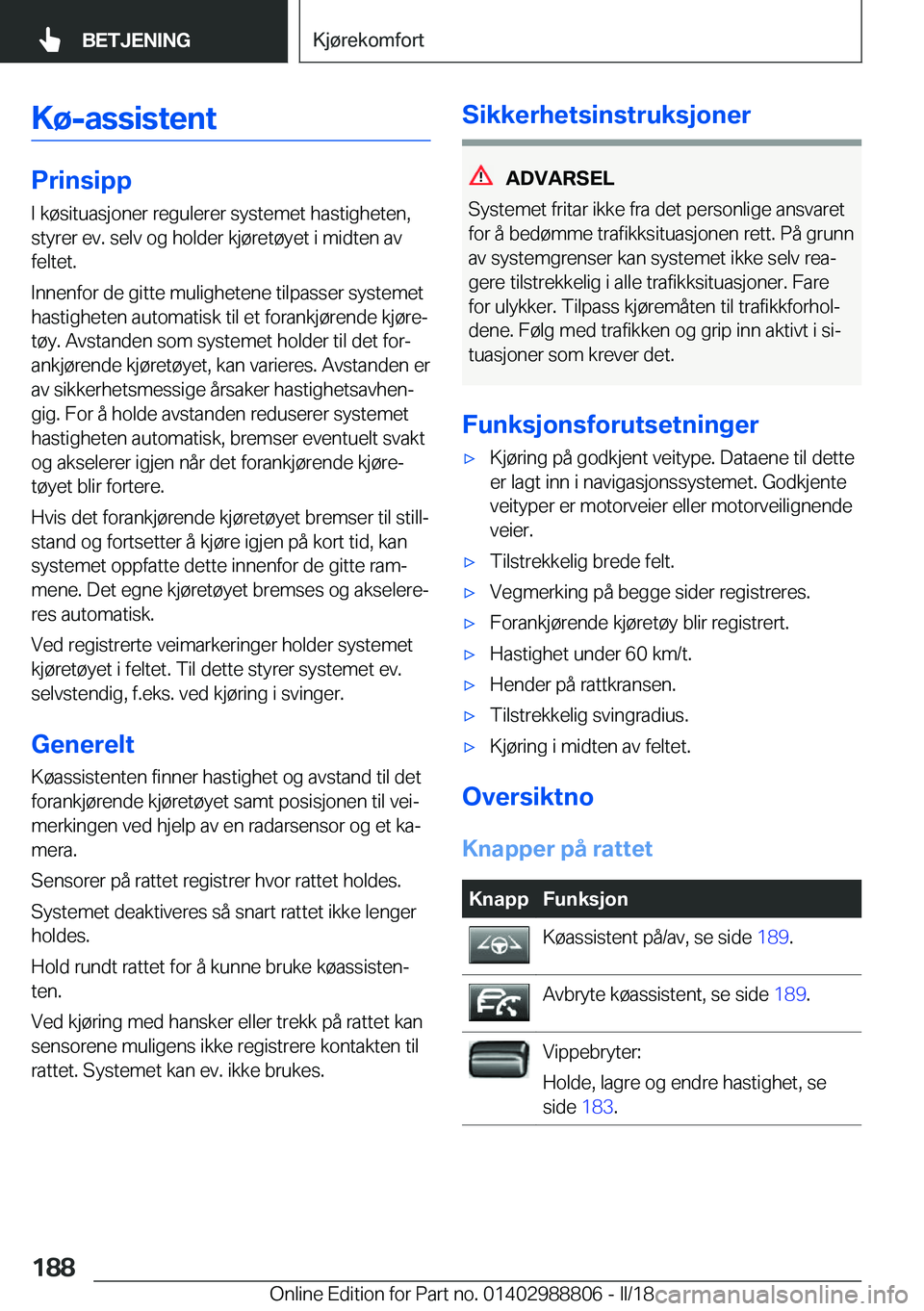 BMW X5 2018  InstruksjonsbØker (in Norwegian) �K�