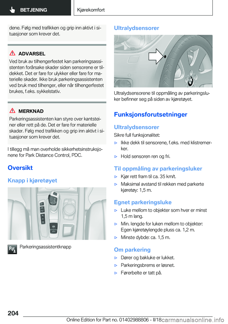 BMW X5 2018  InstruksjonsbØker (in Norwegian) �d�e�n�e�.� �F�