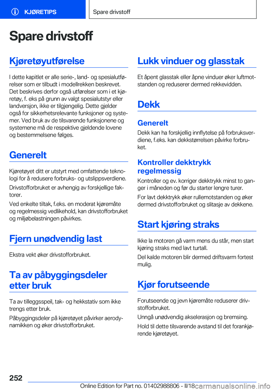 BMW X5 2018  InstruksjonsbØker (in Norwegian) �S�p�a�r�e��d�r�i�v�s�t�o�f�f�K�j�
