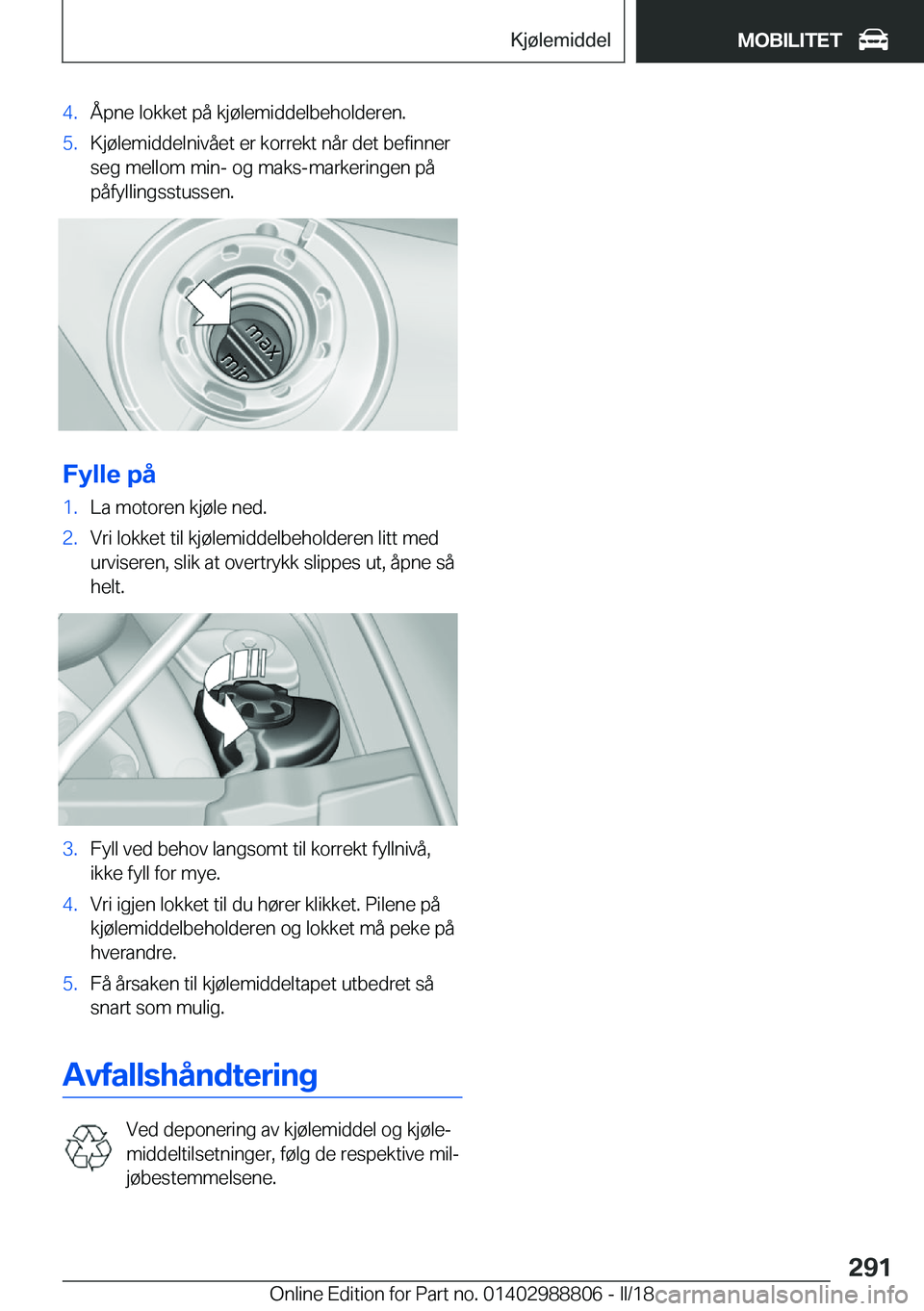 BMW X5 2018  InstruksjonsbØker (in Norwegian) �4�.�