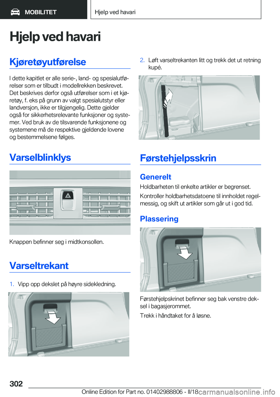 BMW X5 2018  InstruksjonsbØker (in Norwegian) �H�j�e�l�p��v�e�d��h�a�v�a�r�i�K�j�