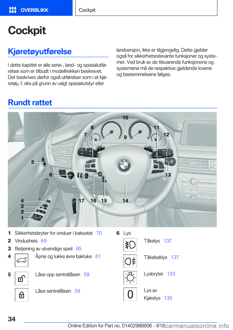 BMW X5 2018  InstruksjonsbØker (in Norwegian) �C�o�c�k�p�i�t�K�j�