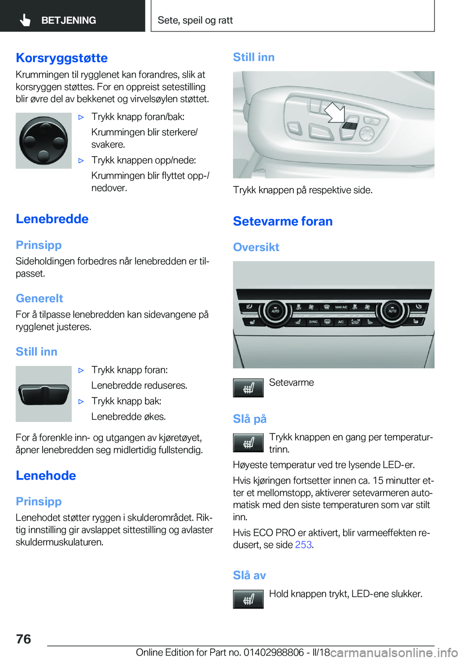 BMW X5 2018  InstruksjonsbØker (in Norwegian) �K�o�r�s�r�y�g�g�s�t�
