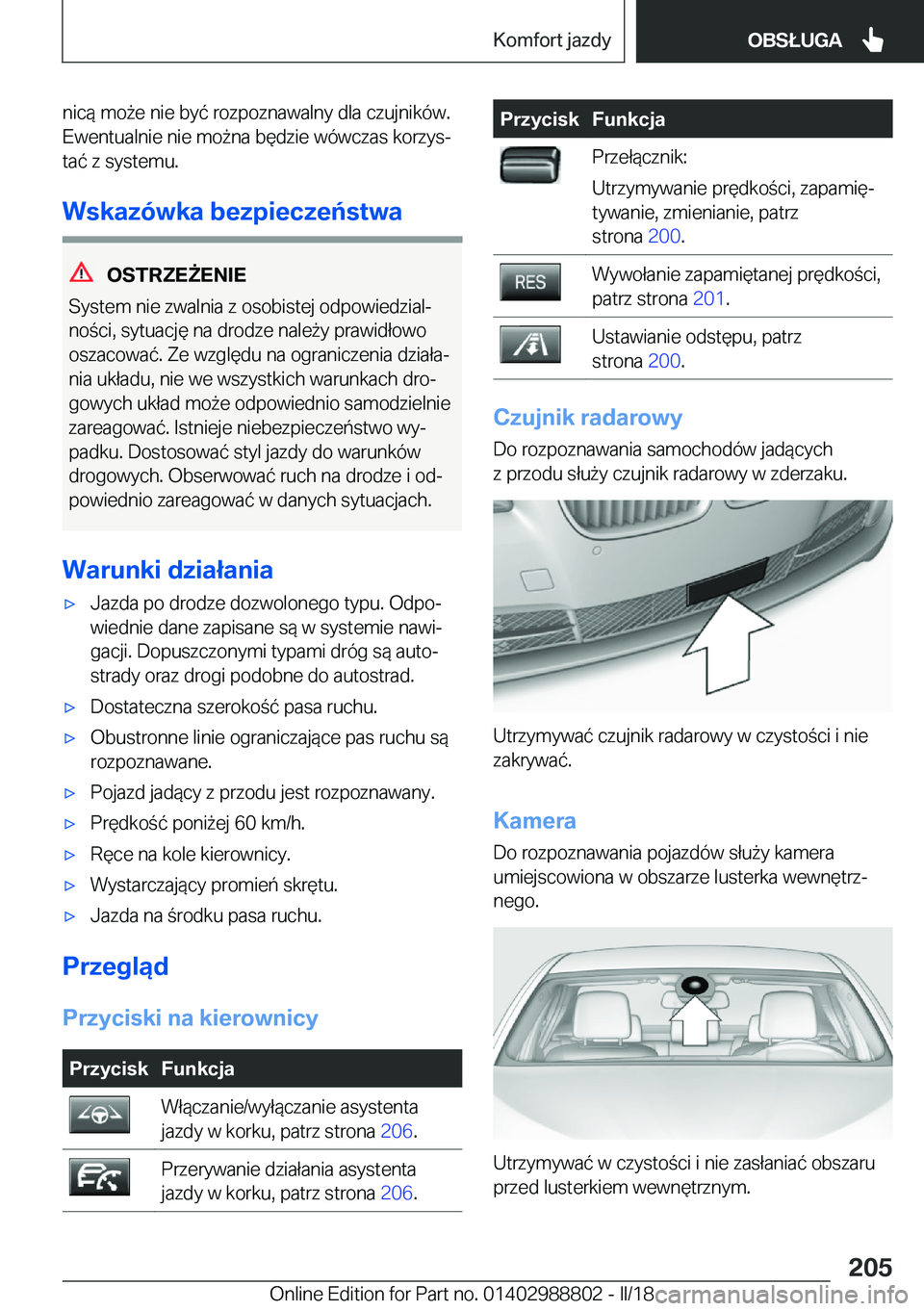 BMW X5 2018  Instrukcja obsługi (in Polish) �n�i�c�