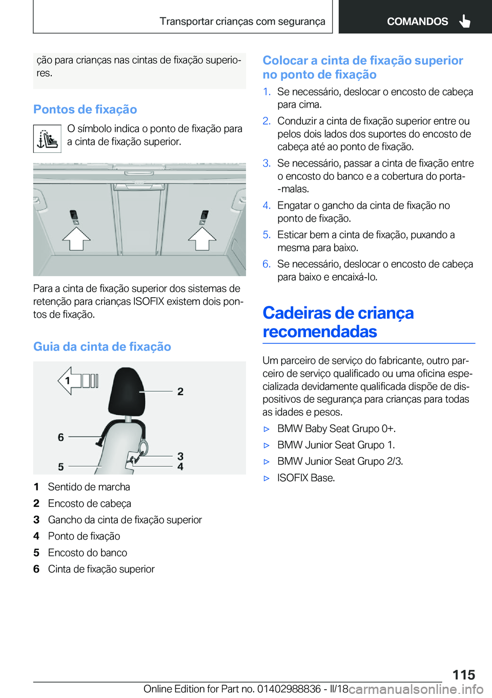 BMW X5 2018  Manual do condutor (in Portuguese) �