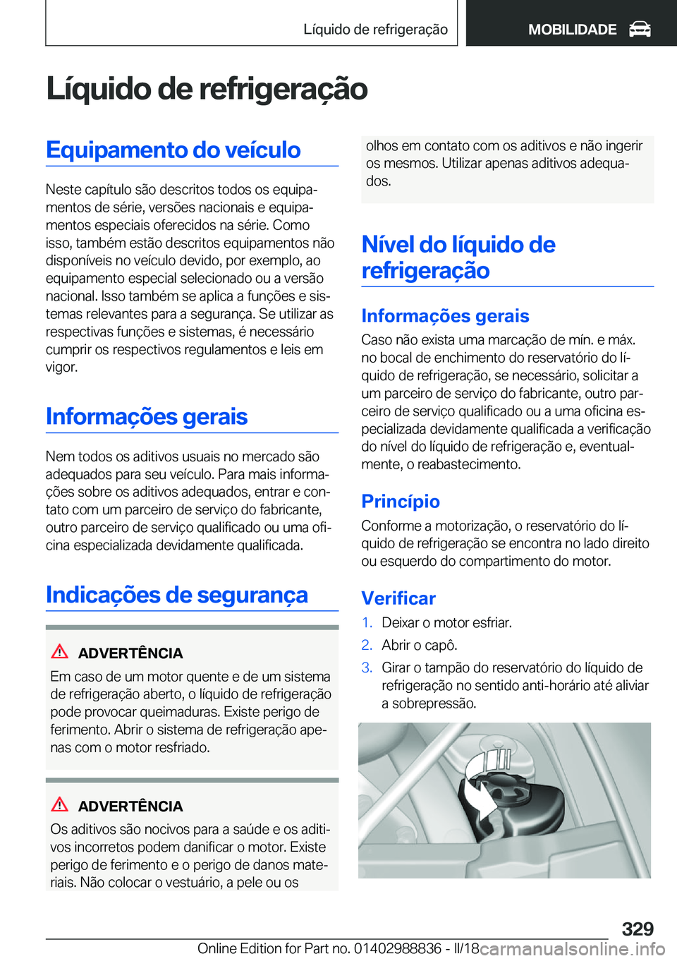 BMW X5 2018  Manual do condutor (in Portuguese) �L�