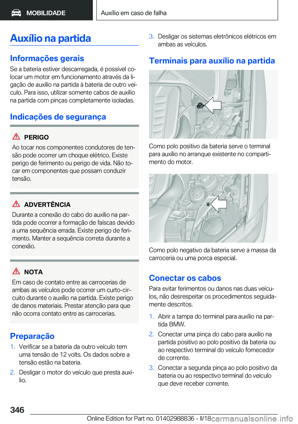 BMW X5 2018  Manual do condutor (in Portuguese) �A�u�x�
